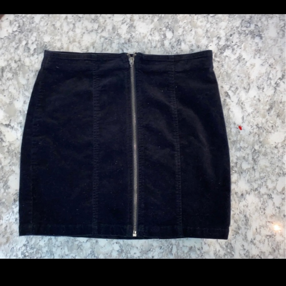 Forever 21 velvet skirt